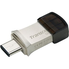 Transcend JetFlash 890 USB flash drive 128 GB USB Type-A / USB Type-C 3.2 Gen 1 (3.1 Gen 1) Zwart, Z