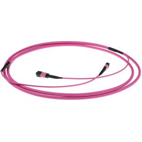 ACT DC5000 Glasvezel Multimode 50/125 OM4(OM3) Trunkkabel Polarity A | MTP/MPO Female Connectoren | 25 meter