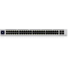 Ubiquiti Networks UniFi Pro 48-Port PoE Managed L2/L3 Gigabit Ethernet (10/100/1000) Zilver 1U Power