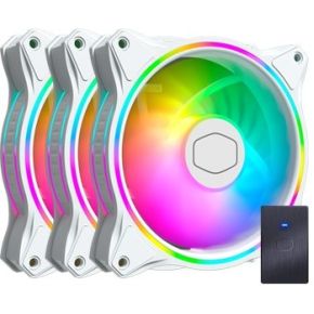 Cooler Master MasterFan MF120 Halo 3in1 White Edition