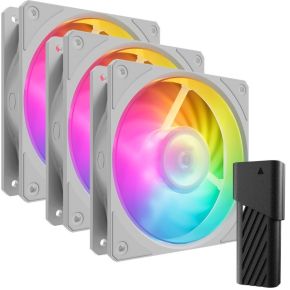 Cooler Master Mobius 120P ARGB White 3-Pack Fan Kit