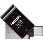 Philips 2 in 1 Black 32GB OTG USB C + USB 3.1