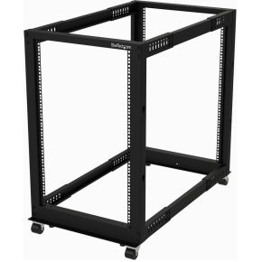 StarTech.com 18U open frame rack 4 stijlen verstelbare diepte