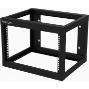 StarTech.com RK619WALLO rack 6U Wandrek Zwart
