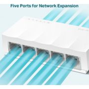 TP-LINK-LS1005-interface-hub-100-Mbit-s-Wit-netwerk-switch