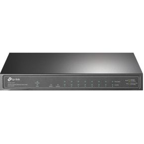 TP-LINK TL-SG1210P netwerk- Gigabit Ethernet (10/100/1000) Grijs Power over Ethernet (PoE) netwerk switch