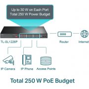 TP-LINK-TL-SL1226P-netwerk-Unmanaged-Fast-Ethernet-10-100-Grijs-1U-Power-over-Ethernet-PoE-netwerk-switch