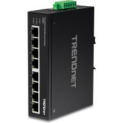Trendnet TI-E80 netwerk- Fast Ethernet (10/100) Zwart netwerk switch
