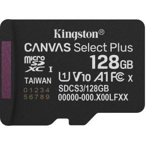 Kingston MicroSD Canvas Select Plus Gen3 128GB