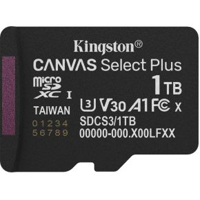 Kingston MicroSD Canvas Select Plus Gen3 1TB