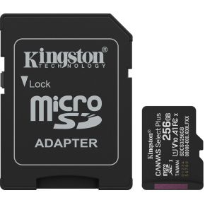 Kingston MicroSD Canvas Select Plus Gen3 256GB + Adapter