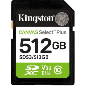 Kingston SD Canvas Select Plus Gen3 512GB