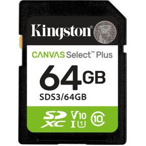Kingston SD Canvas Select Plus Gen3 64GB