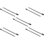 DeLOCK 18953 kabelbinder Parallel entry cable tie Polyamide Zwart 10 stuk(s)
