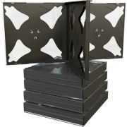 MediaRange BOX34-4 CD-doosje Jewel case 4 schijven Zwart