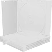 MediaRange Cajas CD doble, 10 mm, Transparente, 5 unidades Jewel case 2 schijven Transparant