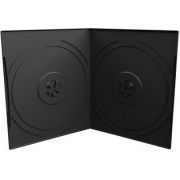 MediaRange BOX10-2 CD-doosje Dvd-hoes 2 schijven Zwart