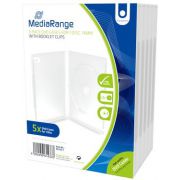 MediaRange BOX30-T CD-doosje Dvd-hoes 1 schijven Transparant