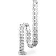 ASSMANN Electronic DA-90506 kabelgoot Gebogen kabelgoot Zilver