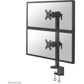 NeoMounts FPMA-D960DVBLACKPLUS flat panel bureau steun 124,5 cm (49") Klem Zwart