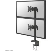 Neomounts 49" dual monitorarm zwart FPMA-D960DVBLACKPLUS