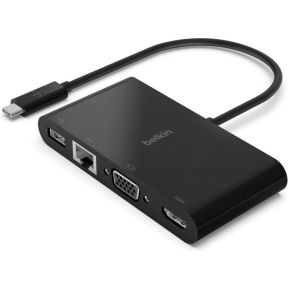Belkin AVC005BTBK interface hub USB 3.2 Gen 1 (3.1 Gen 1) Type-C Zwart