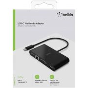 Belkin-AVC005BTBK-interface-hub-USB-3-2-Gen-1-3-1-Gen-1-Type-C-Zwart