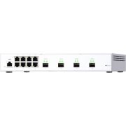 QNAP-QSW-M408S-netwerk-Managed-L2-Gigabit-Ethernet-10-100-1000-Wit-netwerk-switch