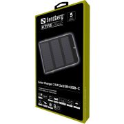Sandberg-Solar-Charger-21W-2xUSB-USB-C
