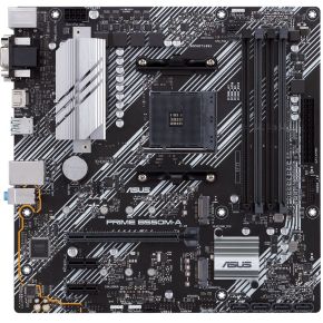 ASUS PRIME B550M-A - Moederbord - micro ATX - Socket AM4 - AMD B550 - USB 3.2 Gen 1, USB 3.2 Gen 2 - Gigabit LAN - interne afbeeldingen (CPU vereist) - HD Audio (8-kanaals)