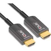 CLUB3D HIGH SPEED HDMI AOC CABLE 8K60HZ 20M M/M HDMI kabel HDMI Type A (Standaard) Zwart