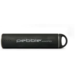 Veho Pebble Ministick - Powerbank 2200mAh - Zwart - USB - Smartphone - Makkelijk mee te nemen