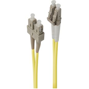 ALOGIC LCSC-03-OS2 Glasvezel kabel 3 m LSZH LC SC Geel
