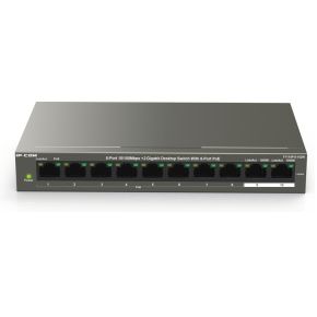 IP-COM Networks F1110P-8-102W netwerk-switch Fast Ethernet (10/100) Zwart Power over Ethernet (PoE)