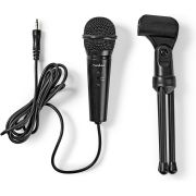 Nedis-Bedrade-Microfoon-Aan-Uitknop-Met-Standaard-3-5-mm
