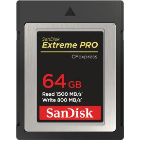 SanDisk Extreme PRO 64GB CFexpress Geheugenkaart