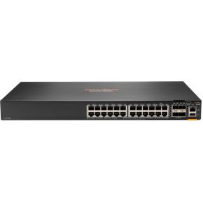 Hewlett Packard Enterprise Aruba 6200F 24G 4SFP+ Managed L3 Gigabit Ethernet (10/100/1000) Zwart 1U met grote korting