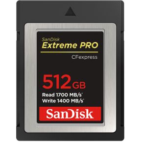 SanDisk Extreme PRO 512GB CFexpress Geheugenkaart