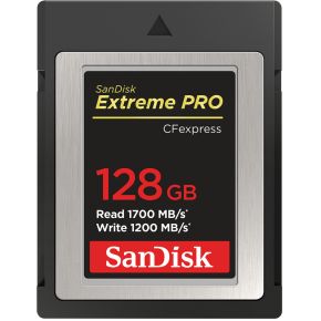 Sandisk ExtremePro flashgeheugen 128 GB CFexpress