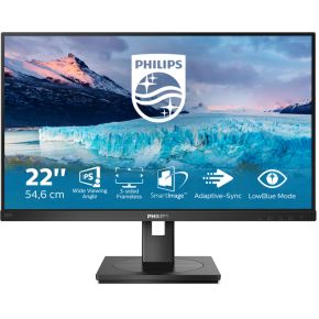 Philips S Line 222S1AE/00 computer 54,6 cm (21.5") 1920 x 1080 Pixels Full HD LCD Zwart monitor