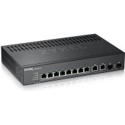 Zyxel GS2220-10-EU0101F netwerk- Managed L2 Gigabit Ethernet (10/100/1000) Zwart netwerk switch