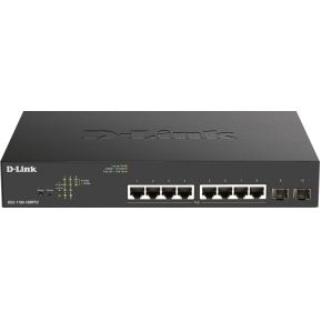 D-Link DGS-1100-10MPV2 netwerk-switch Managed Gigabit Ethernet (10/100/1000) Zwart 1U Power over Eth
