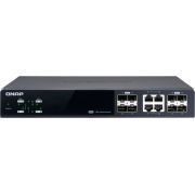 QNAP QSW-M804-4C netwerk- Managed 10G Ethernet (100/1000/10000) Zwart netwerk switch