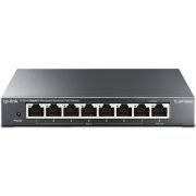 TP-LINK TL-RP108GE netwerk- Gigabit Ethernet (10/100/1000) Zwart Power over Ethernet (PoE) netwerk switch