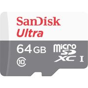 Sandisk Ultra microSDXC flashgeheugen 64 GB Klasse 10