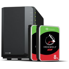 NAS Starterkit Synology DS220+ + 2x 8TB Seagate Ironwolf