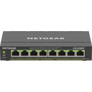 Netgear GS308EP Managed L2/L3 Gigabit Ethernet (10/100/1000) Zwart Power over Ethernet (PoE) netwerk switch