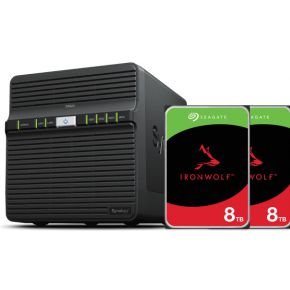 NAS Starterkit Synology DS423 + 2x 8TB Seagate Ironwolf