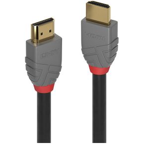 Lindy 36966 HDMI kabel 7,5 m HDMI Type A (Standaard) Zwart, Grijs