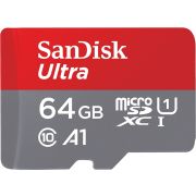 Sandisk Ultra flashgeheugen 64 GB MicroSDXC Klasse 10